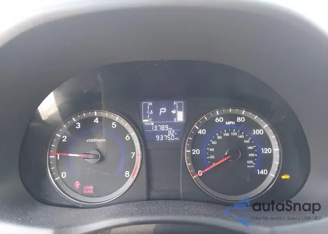 2016 Hyundai Accent Se z USA, uszkodzony, nr VIN KMHCT4AE8GU122187